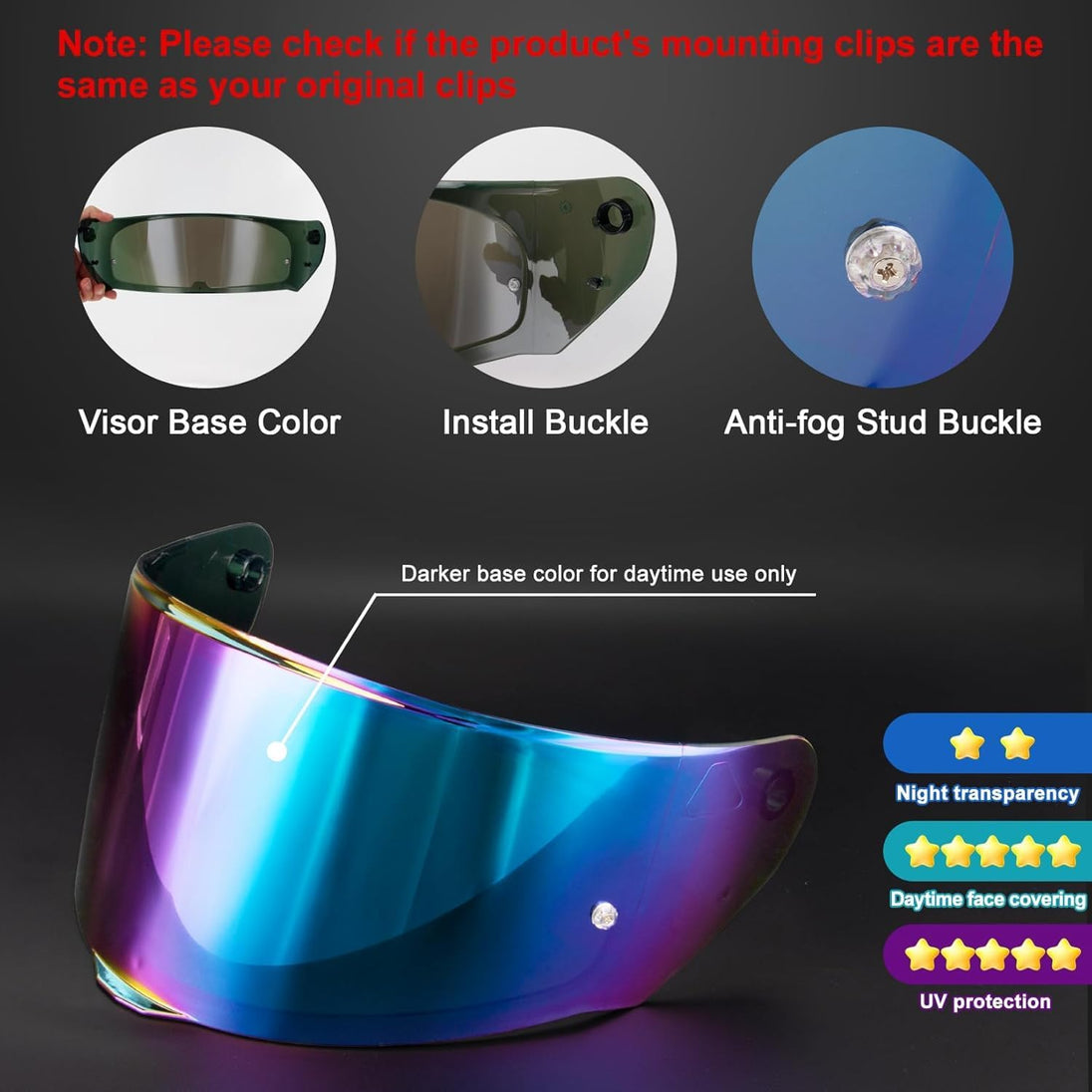 PSLER Helmet Visor for LS2