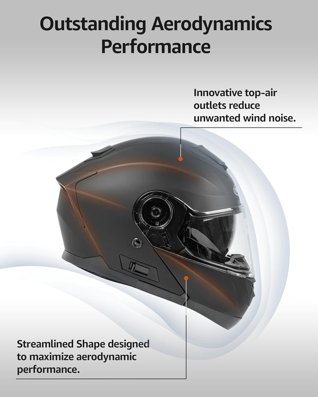 ECE Certified Modular Motorcycle Helmet
